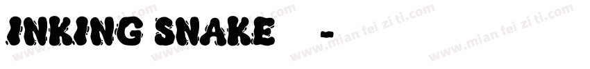 INKING SNAKE字体字体转换